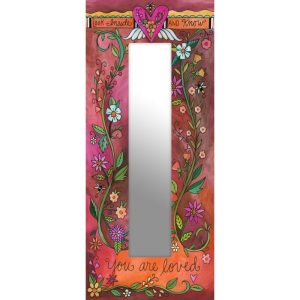 flowered Reflect Mirror by Sincerely Sticks