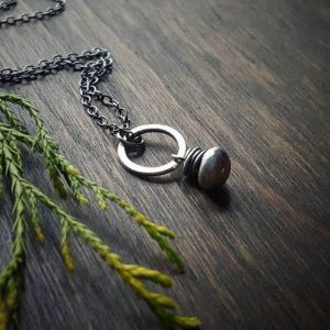 silver Un Petit Necklace by Andewyn Moon