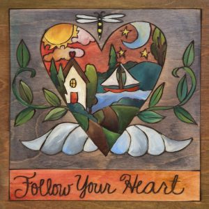 My Heart's at the Lake 9" Plaque by Sincerely Sticks
