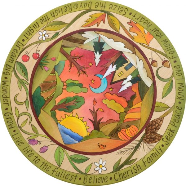 "Seasonal Bliss" Lazy Susan by Sincerely Sticks