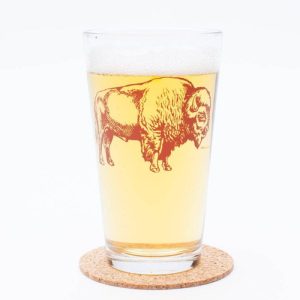 Bison Pint Glass