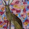 Hare with Flowers Painting by Kelsey McDonnell - 214 - Image 2