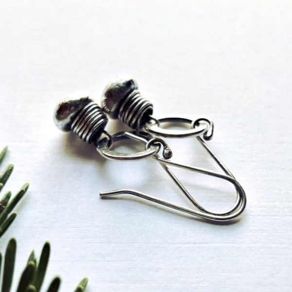Sterling Silver Un Petite Earrings by Andewyn Moon - Image 5