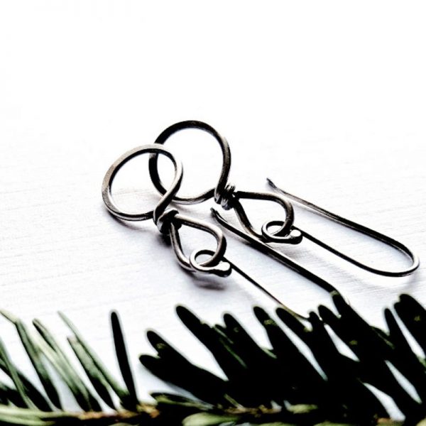 Sterling Silver Wren Earrings by Andewyn Moon - Image 3
