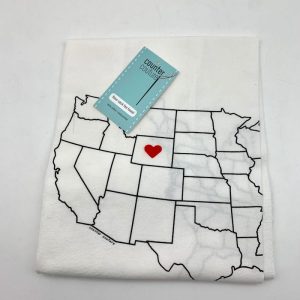 Wyoming Flour-Sack Tea Towel by Counter Couture