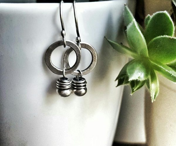 Sterling Silver Un Petite Earrings by Andewyn Moon