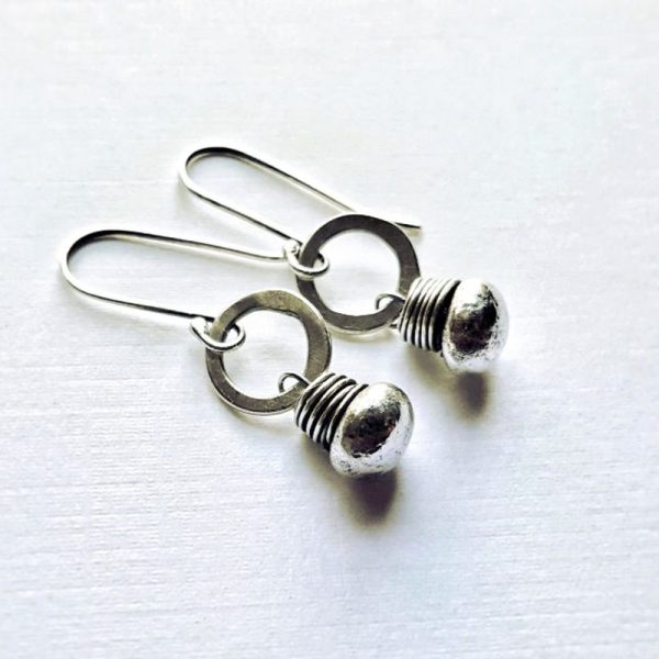 Sterling Silver Un Petite Earrings by Andewyn Moon - Image 2