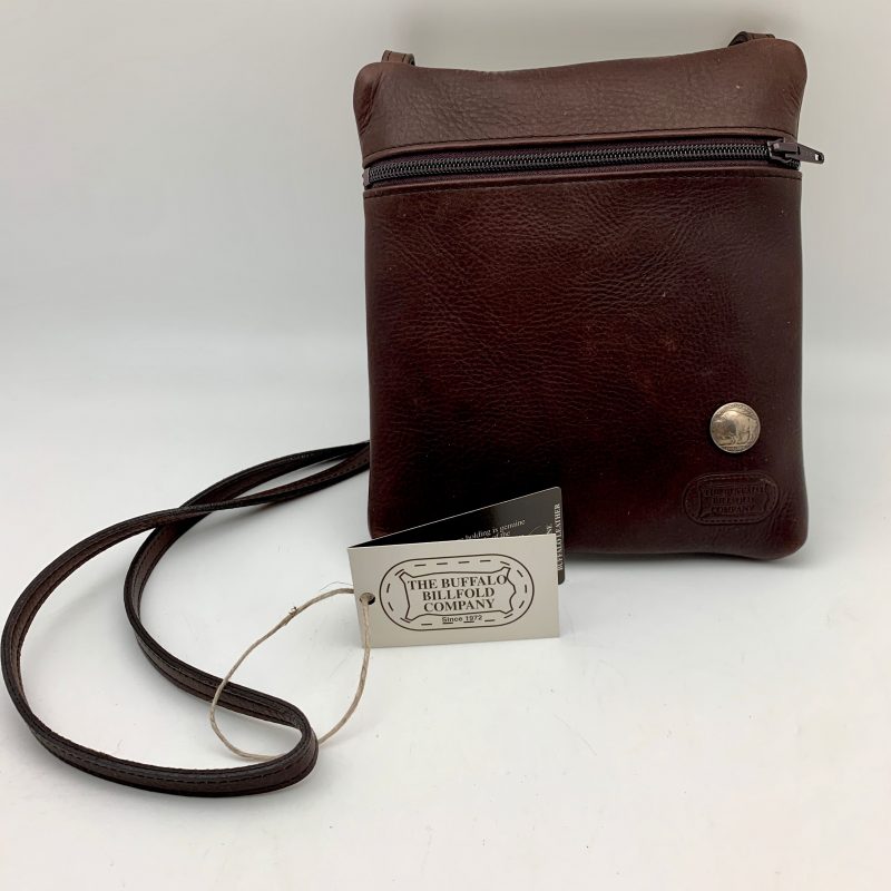 brown Leather Traveler Purse by The Buffalo Billfold Company