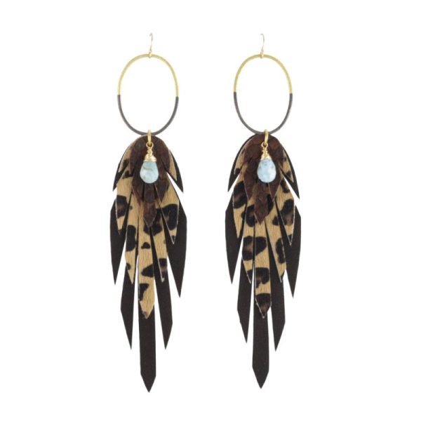 Pluma Nymph earring by bohemi