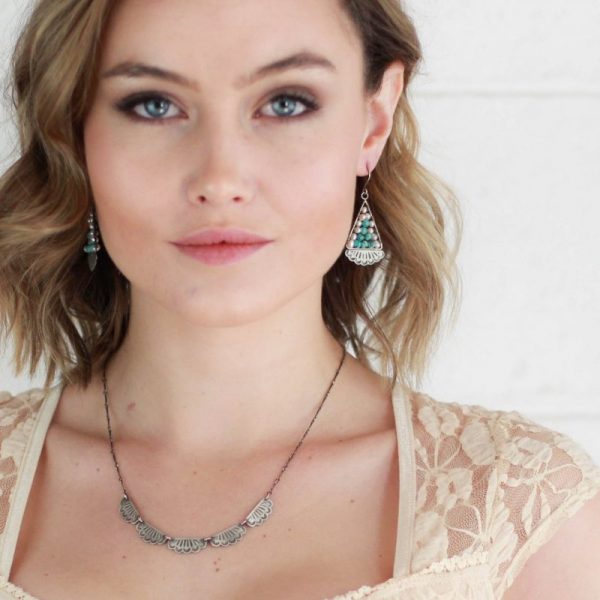 Southwest Lace Collar Necklace - Image 2