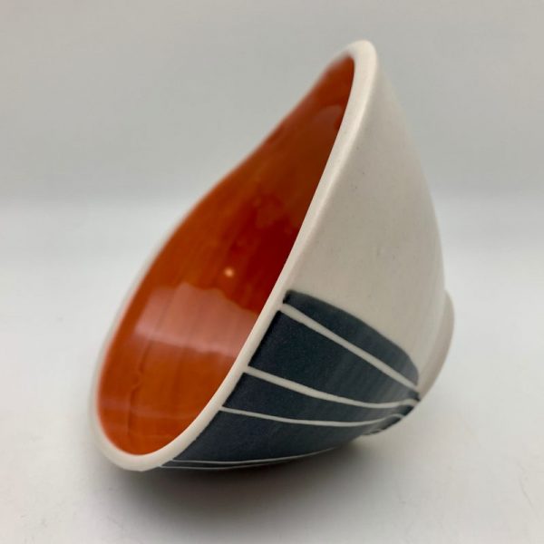 Grass Swoop Bowl - Orange - Image 2