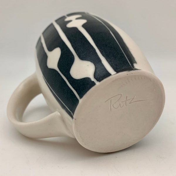 Midmod Mug by Rita Vali- Blue - Image 4