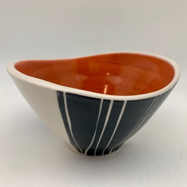 Rita Vali Grass Swoop Bowl - Orange