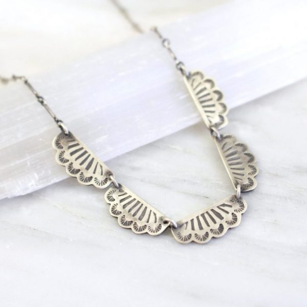 Southwest Lace Collar Necklace - Image 3