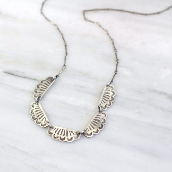 Southwest Lace Collar Necklace - Image 5