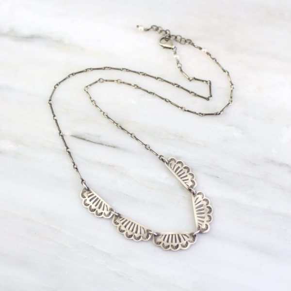Southwest Lace Collar Necklace - Image 4