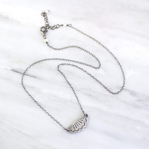 Southwest Lace Pendant Necklace - Image 2