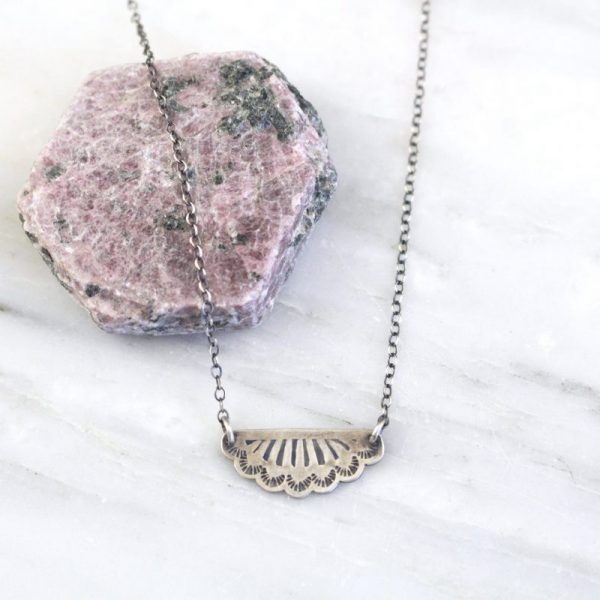 Southwest Lace Pendant Necklace - Image 3