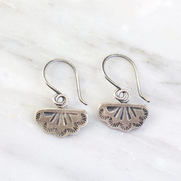Southwest Lace Charm Earrings - Image 2
