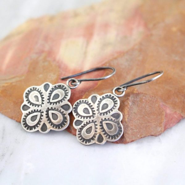 Peacock Medallion Earrings - Image 4