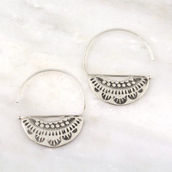 Asmi Fan Blade Earrings Sarah Deangelo