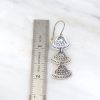 Asmi Trio Triangle Silver Earrings - Image 5