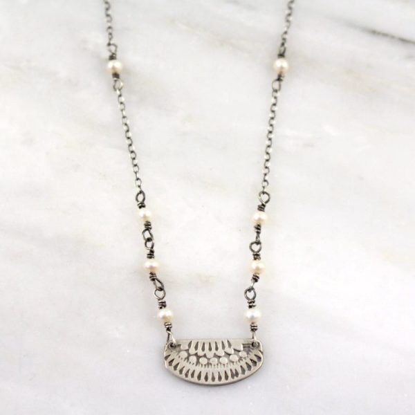 Asmi Pendant Pearl Necklace Sarah Deangelo