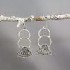 Asmi Triangle Double Loop Earrings - Image 3