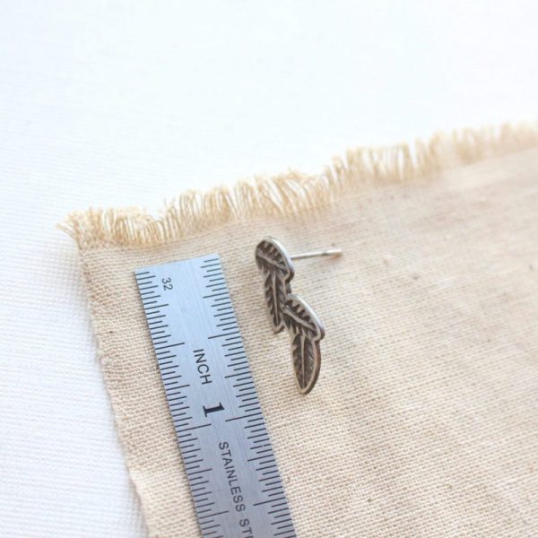 Garland Bar Post Earrings - Image 6