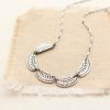 Asmi 5 Collar Silver Necklace