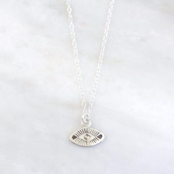South West Eye Charm Necklace Sarah Deangelo