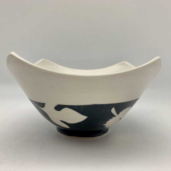 Leaves Medium 4 Corners Bowl by Rita Vali
