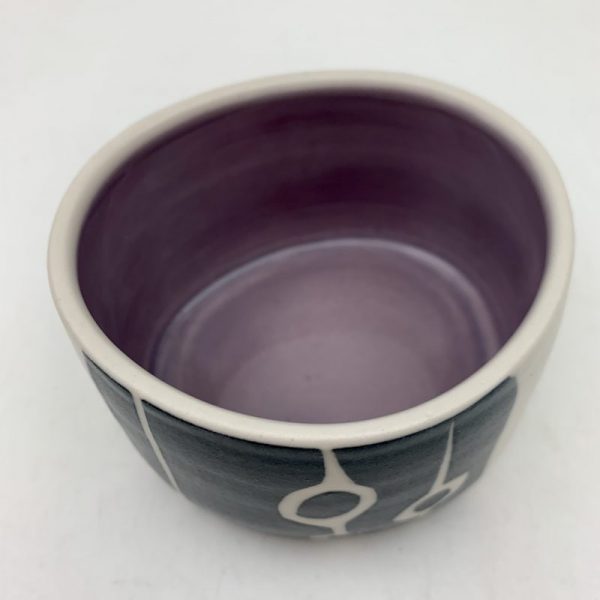 Berries & Vine Tidbit Bowl - Purple - Image 2