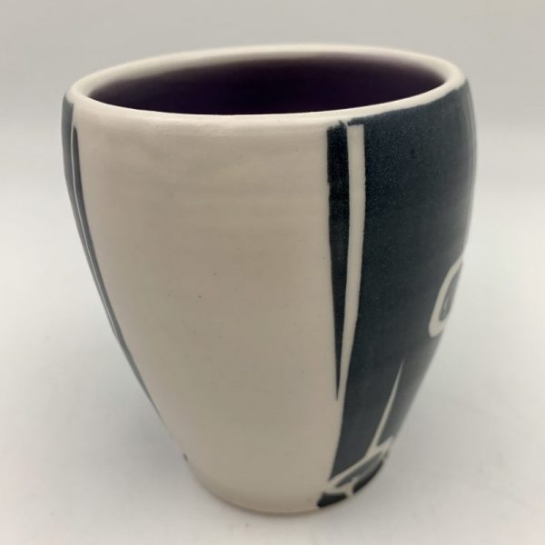 Berries & Vine Mug by Rita Vali- Purple - Image 4