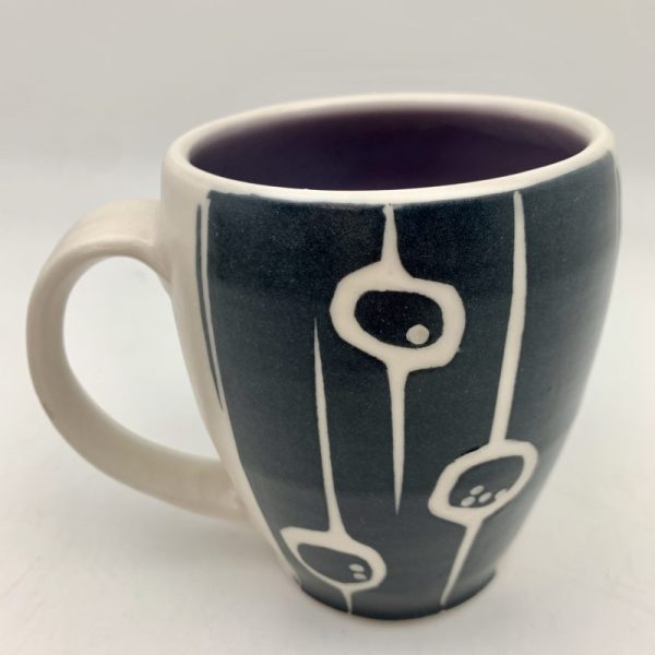 Berries & Vine Mug - Purple by Rita Vali
