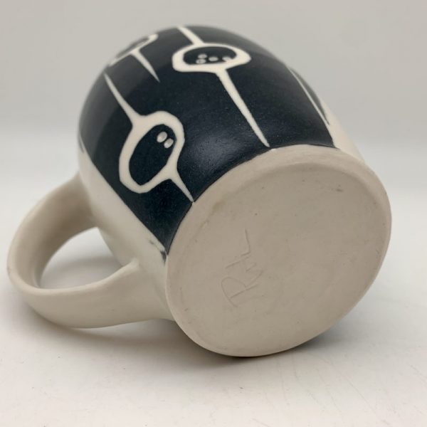 Berries & Vine Mug by Rita Vali- Purple - Image 3