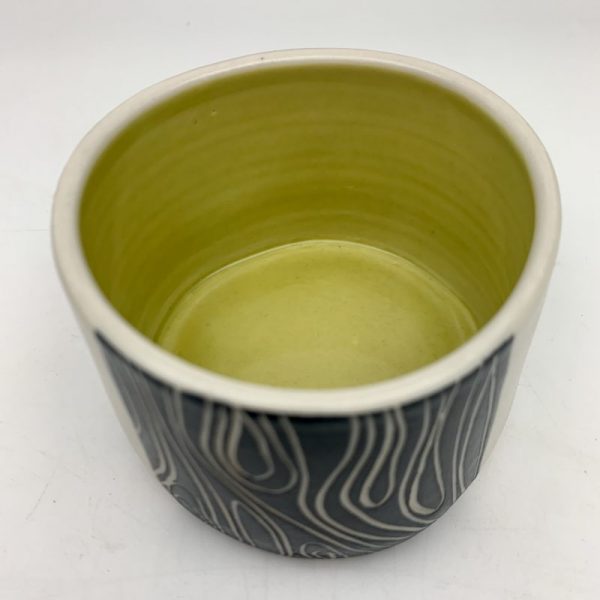 Lines Tidbit Bowl - Chartreuse - Image 3