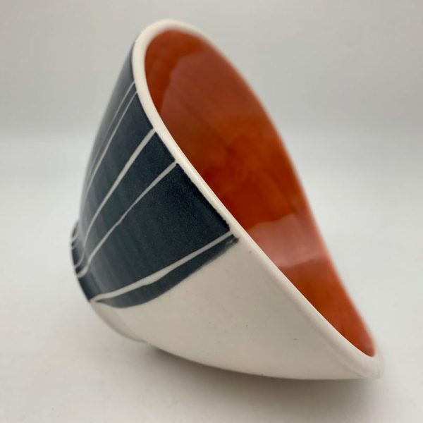 Grass Swoop Bowl - Orange - Image 6