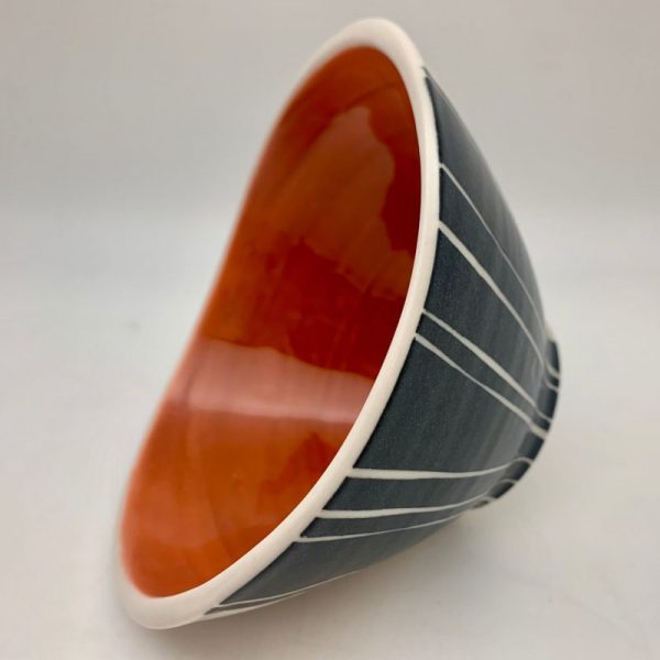 Grass Swoop Bowl - Orange - Image 3