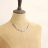 Asmi Full Collar Silver Necklace - Image 4