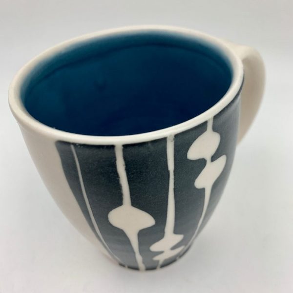 Midmod Mug by Rita Vali- Blue - Image 3