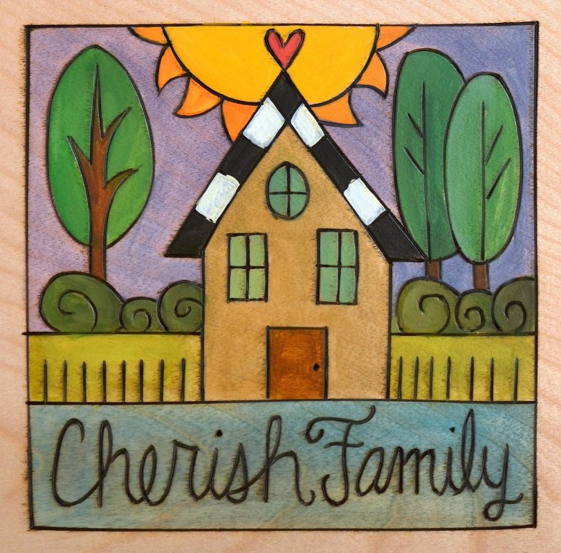 Caitlin's House - 6" Plaque by Sincerely Sticks