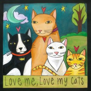 Meow-zah! 9" Plaque by Sincerely Sticks