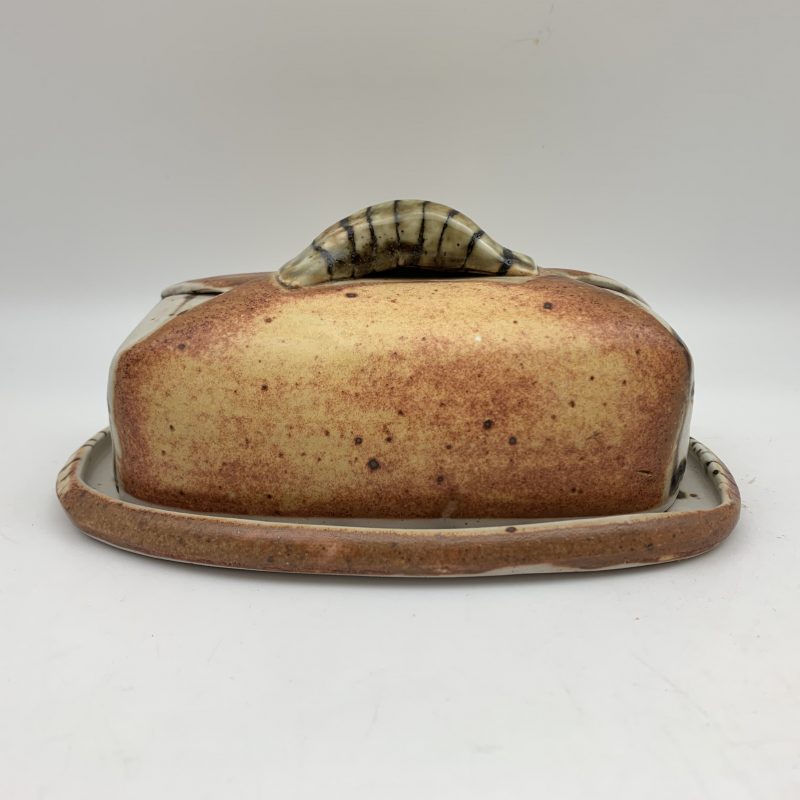 Yellow Butter Dish by Delores Fortuna