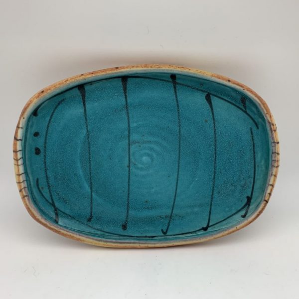 Turquoise Accent Butter Dish by Delores Fortuna - Image 6
