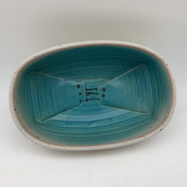 Turquoise Accent Butter Dish by Delores Fortuna - Image 5