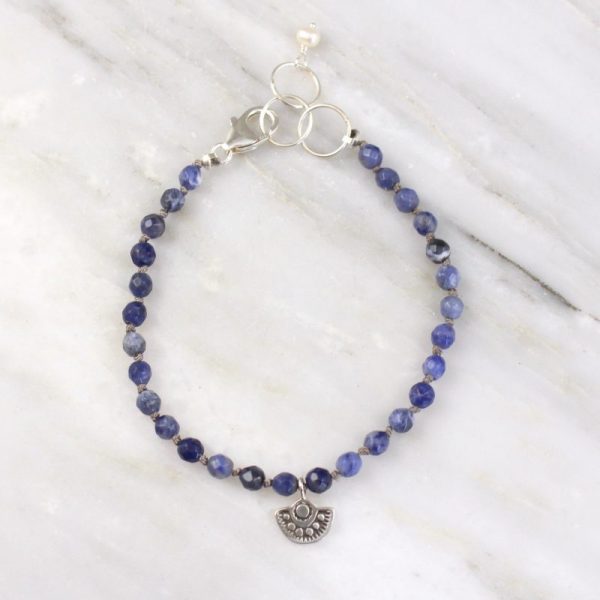 Wanderer Mini Charm Sodalite Bracelet - Image 2