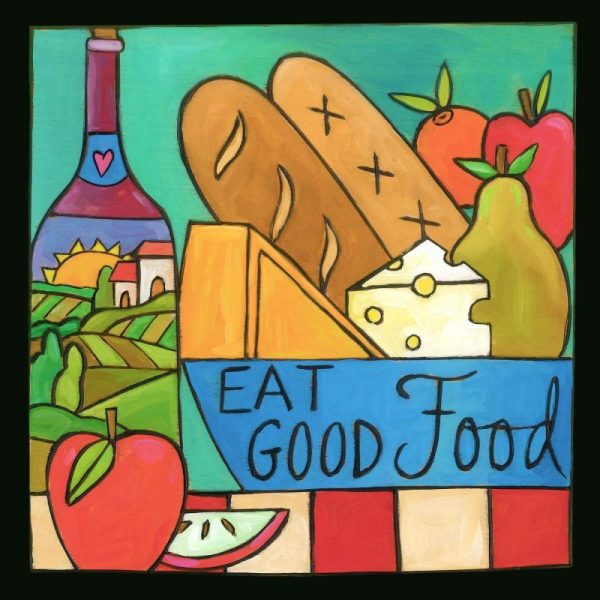 Healthy Living 6" Plaque by Sincerely Sticks