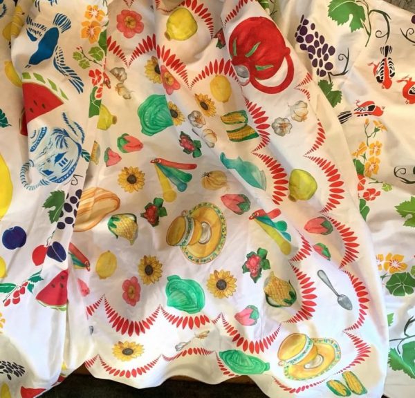 Kitchen Kitsch Tablecloth by Mim & Poppy 1