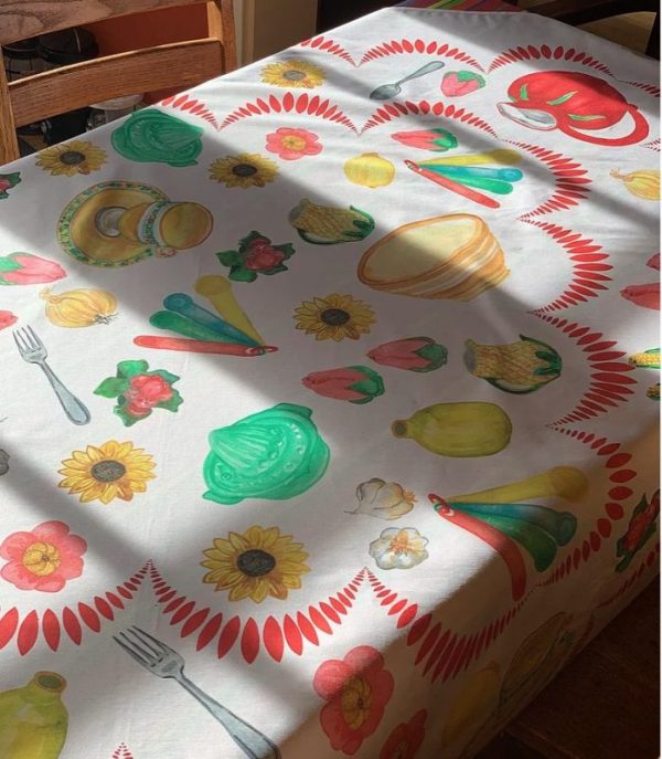 Kitchen Kitsch Tablecloth by Mim & Poppy